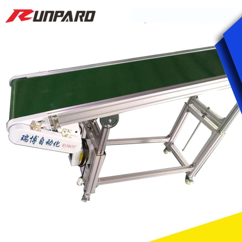 Plastic Injection Moulding Products Belt Conveyor met PVC Conveyor Belt
